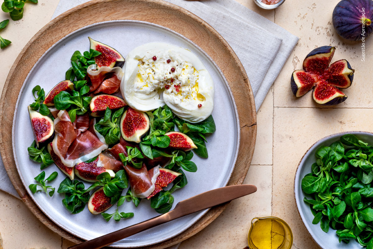 Salada de Figos com Presunto